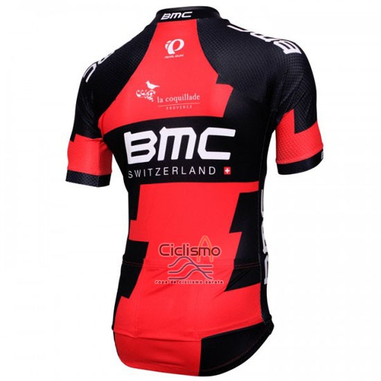 Bmc Ropa Ciclismo Culotte Corto 2016 Mangas Cortas Negro y Rojo